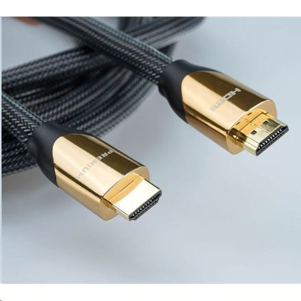 Roline HDMI Premium High Speed Ethernettel (HDMI2.0) UltraHD, M/M, 2m kábel  (11.04.5802-10)