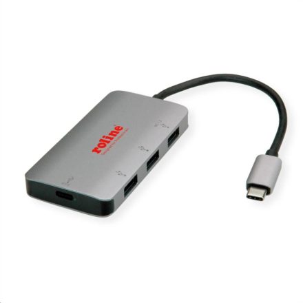 Roline USB 3.0 Hub 4 port szürke (14.02.5038)