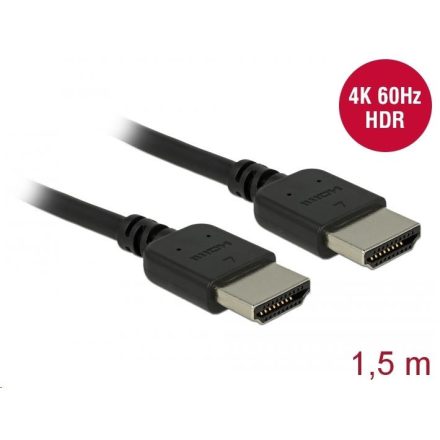 Delock Prémium HDMI kábel 4K 60 Hz 1,5 m (85216)