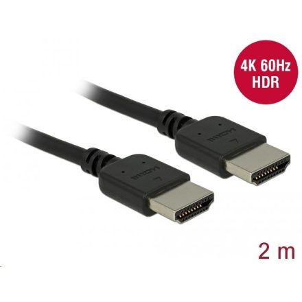 Delock Prémium HDMI kábel 4K 60 Hz 2 m (85217)