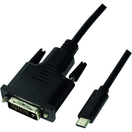 LogiLink USB 3.2 Gen1 USB-C -> DVI-D 3m kábel (UA0332)