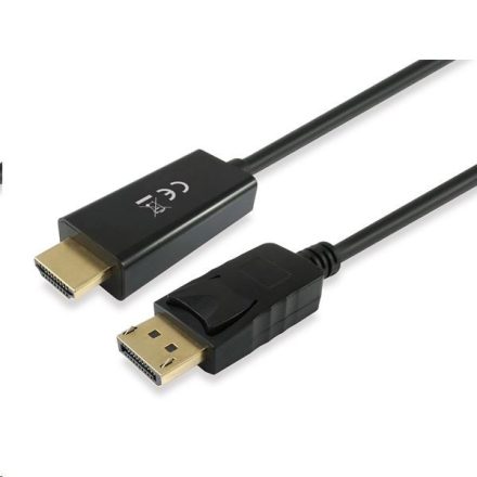 Equip DisplayPort - HDMI kábel, apa/apa, 2m (119390)