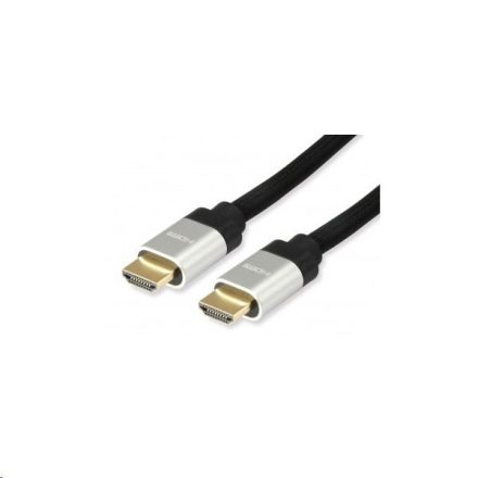 Equip HDMI összekötő kábel 8K/60Hz, eARC, VRR, QMS, QFT, ALLM, DSC, aranyozott, 1m (119380)