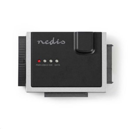 Nedis HDADIS100BK merevlemez-adapter USB 3.0 2,5 / 3,5" IDE / SATA