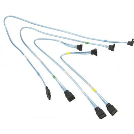SuperMicro SATA kábel szett 4db 20-30-40-60 cm (CBL-0186L)