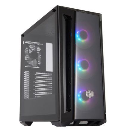 Cooler Master MasterBox MB520 ARGB táp nélküli ablakos ház fekete (MCB-B520-KGNN-RGA)