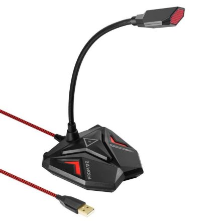 Promate Streamer High Definition USB Gaming mikrofon piros (MICSTREAMERMR)