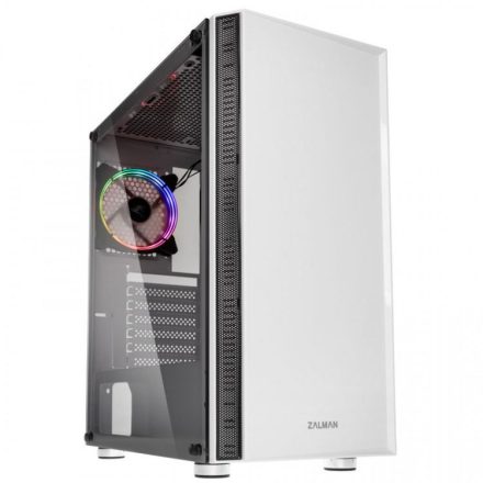 Zalman R2 White táp nélküli ablakos ház fehér