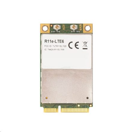 MikroTik R11e-LTE6 LTE CAT6 miniPCI-e kártya