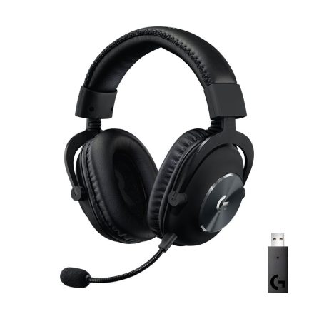 Logitech PRO X Wireless Lightspeed Gaming Headset fekete (981-000907)