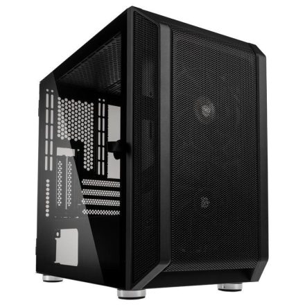 Kolink Citadel Mesh táp nélküli ablakos Micro-ATX ház fekete