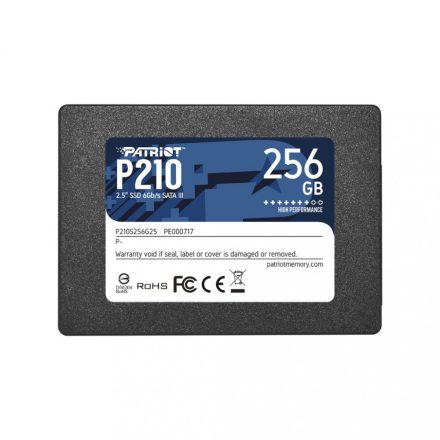 256GB Patriot 2,5" P210 SSD meghajtó (P210S256G25)