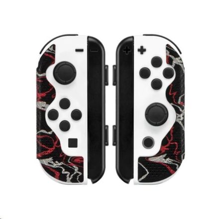 Lizard Skins Joy-Con csúszásgátló kontroller borítás 0.5mm, Wildfire Camo - fekete-piros terepszínű (DSPNSJ59)