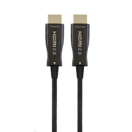 Gembird Cablexpert adatkábel HDMI v1.4 male-male 20m aranyozott csatlakozó (CCBP-HDMI-AOC-20M)