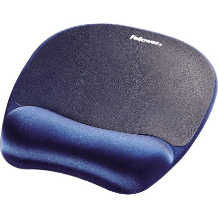 Fellowes Memory Foam egérpad habtöltésű csuklótámasszal zafírkék (9172801)