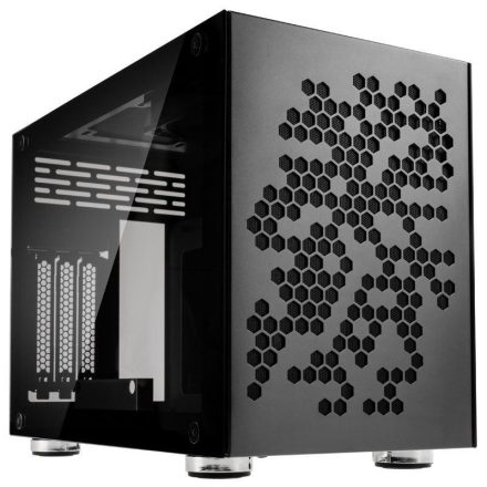 Kolink Rocket Heavy táp nélküli ablakos Mini-ITX ház Gunmetal