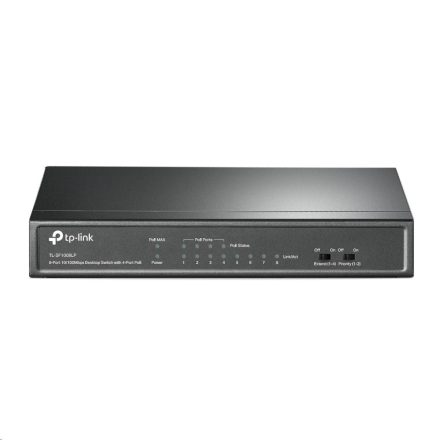 TP-Link TL-SF1008LP 10/100Mbps 8 portos PoE switch 4 PoE porttal