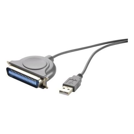 USB/párhuzamos kábel [1x USB 1.1 dugó A - 1x Centronics dugó] 1,8 m, fekete, Renkforce