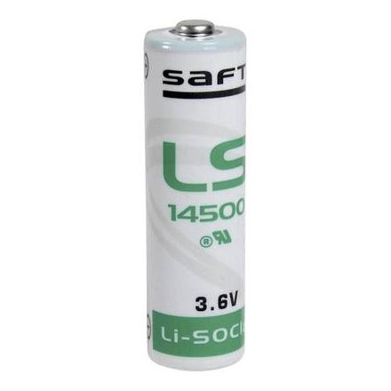 Lítium ceruzaelem AA 3,6V 2600 mAh, Saft LS14500