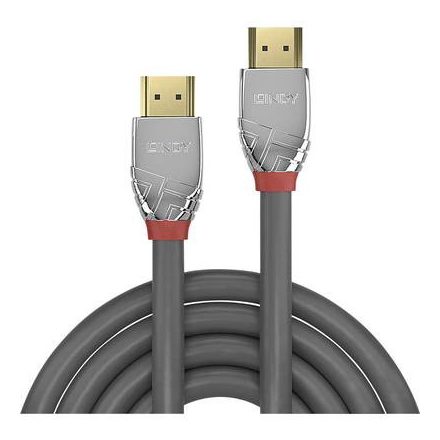 LINDY HDMI Csatlakozókábel [1x HDMI dugó - 1x HDMI dugó] 7.50 m Szürke