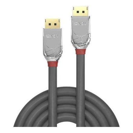 LINDY Kijelző csatlakozó Csatlakozókábel [1x DisplayPort dugó - 1x DisplayPort dugó] 0.50 m Szürke
