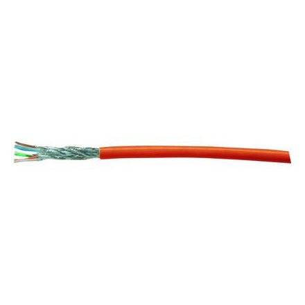Kash 70I042 Hálózati kábel CAT 7 S/FTP 4 x 2 x 0.12 mm2 Narancs méteráru