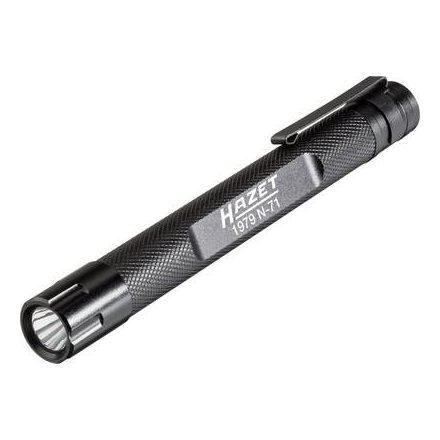 LED-es toll lámpa, Penlight, 40 g, fekete, elemes, Hazet 1979-71