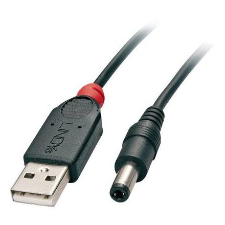 LINDY USB 2.0 Csatlakozókábel 1.50 m Fekete
