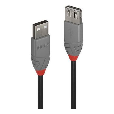 LINDY USB 2.0 Csatlakozókábel 0.50 m Fekete