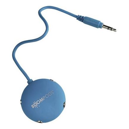 Boompods Audio Splitter Audio splitter AUX Kék