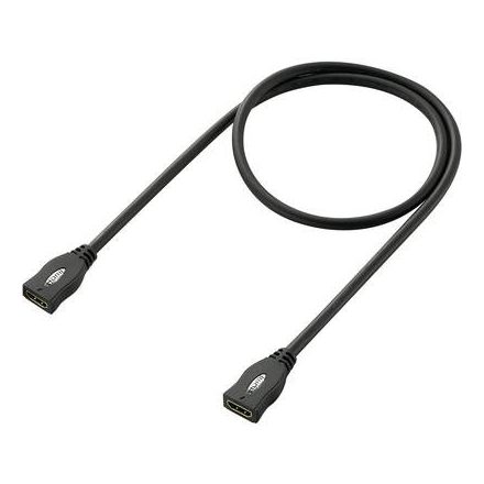 HDMI hosszabbítókábel [1x HDMI alj 1x HDMI alj ] 1 m fekete SpeaKa Professional