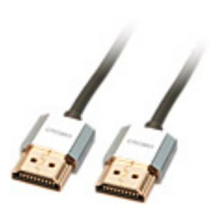 LINDY HDMI Csatlakozókábel [1x HDMI dugó - 1x HDMI dugó] 2.00 m Szürke