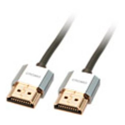 LINDY HDMI Csatlakozókábel [1x HDMI dugó - 1x HDMI dugó] 1.00 m Szürke