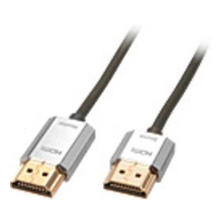 LINDY HDMI Csatlakozókábel [1x HDMI dugó - 1x HDMI dugó] 4.50 m Szürke