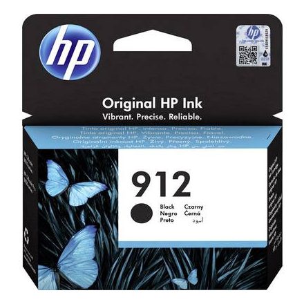 HP 912 Tintapatron Eredeti Fekete 3YL80AE Nyomtatópatron