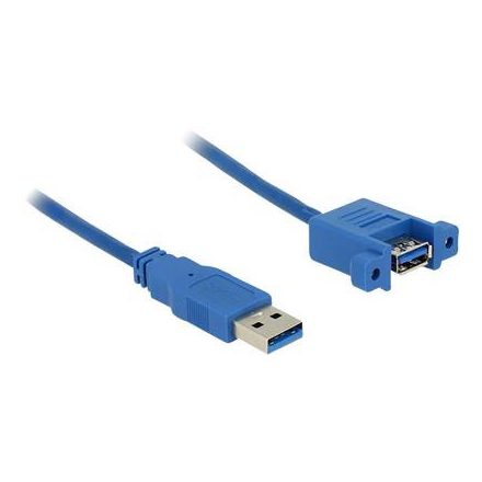 Delock USB 3.0 Hosszabbítókábel [1x USB 3.0 dugó, A típus - 1x USB 3.2 Gen 1 A alj] 1.00 m Kék