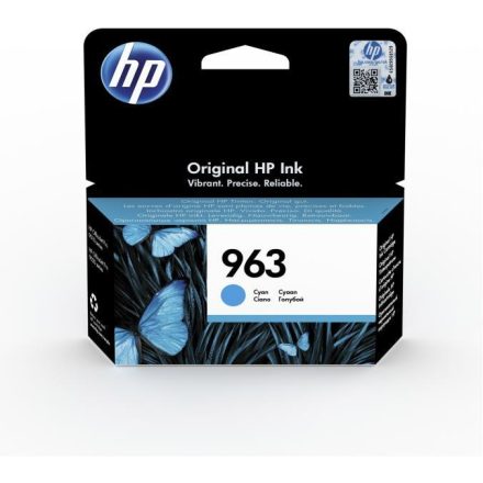 HP 963 Tintapatron Eredeti Cián 3JA23AE Nyomtatópatron