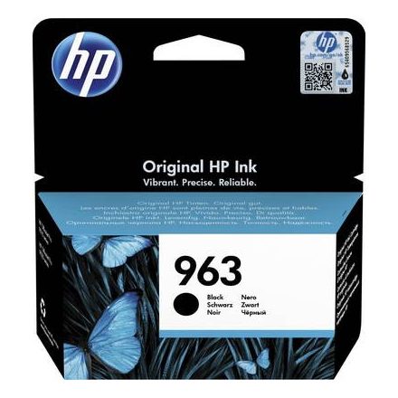 HP 963 Tintapatron Eredeti Fekete 3JA26AE Nyomtatópatron