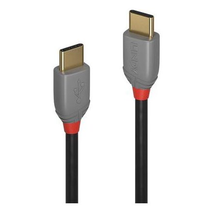 LINDY USB 2.0 Csatlakozókábel [1x USB-C™ dugó - 1x USB-C™ dugó] 2.00 m Fekete