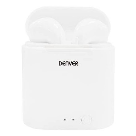 Denver TWE-36MK3 Bluetooth® In Ear fejhallgató In Ear Headset Fehér