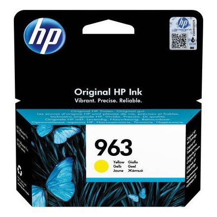 HP 963 Tintapatron Eredeti Sárga 3JA25AE Nyomtatópatron