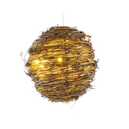 Retlux RXL 240 Nano LED-es rattan dekorgömb, meleg fehér (50002942)