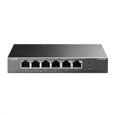 TP-Link TL-SF1006P 10/100Mbps 4 portos PoE+ switch