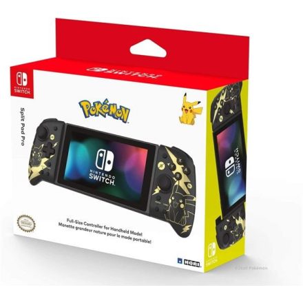 Hori Nintendo Switch Split Pad Pro Pikachu Edition fekete-arany (NSP2824 / NSW-295U)