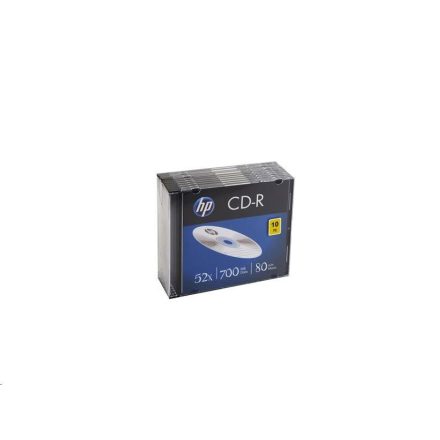 HP 80'/700MB 52x CD lemez slim tokos 10db/cs (69310)
