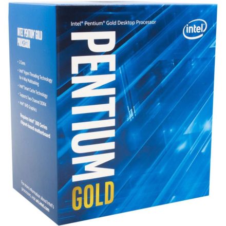 Intel Pentium Gold G6600 4.2GHz Socket 1200 dobozos (BX80701G6600)